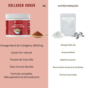 Collagène Choco Latte: Souplesse articulaire & récupération après l'effort Vitamoon