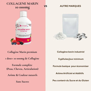 Collagène Marin Liquide 10 000 mg : Peau, Cheveux & Articulations Vitamoon_fr