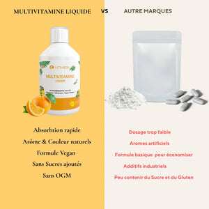 Multivitamine Liquide : Énergie, Immunité & Concentration Vitamoon_fr