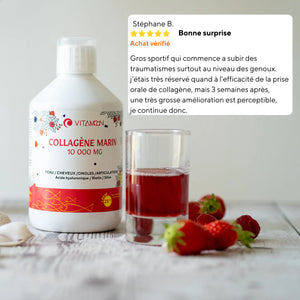 Collagène Marin Liquide 10 000 mg : Peau, Cheveux & Articulations Vitamoon_fr